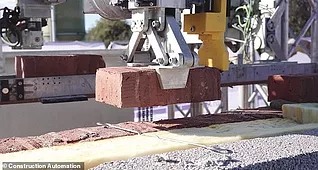 Robot bricklayer is building a three-bedroom house in east yorkshire 
