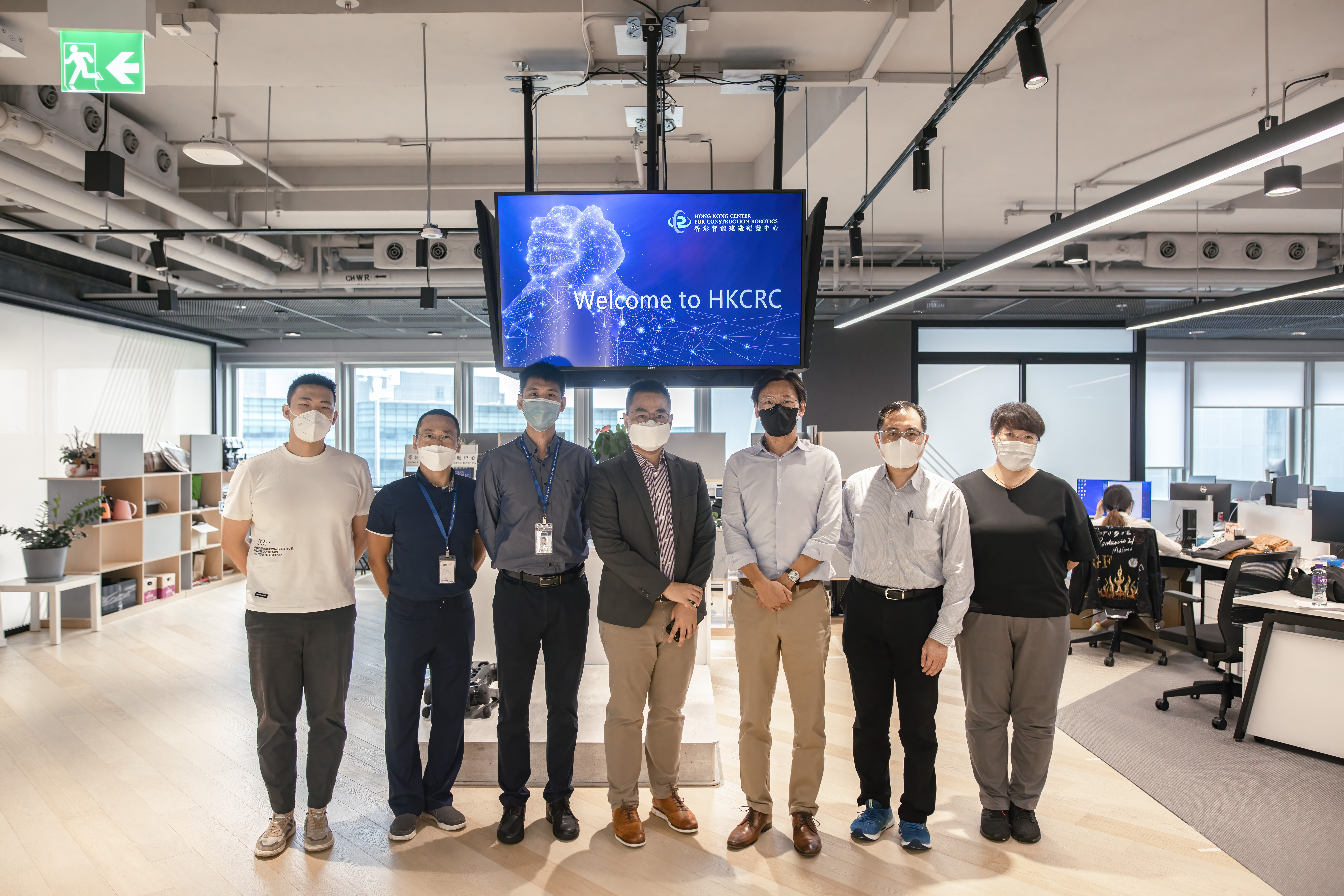 Housing Bureau Visited Hong Kong Center for Construction Robotics